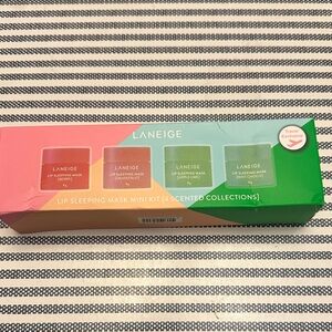LANEIGE Lip Sleeping Mask Set - Berry, Grapefruit, Apple Lime, and Mint Choco.